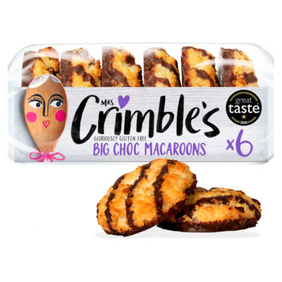 Mrs Crimble's Gluten Free 6 Large Chocolate Macaroons