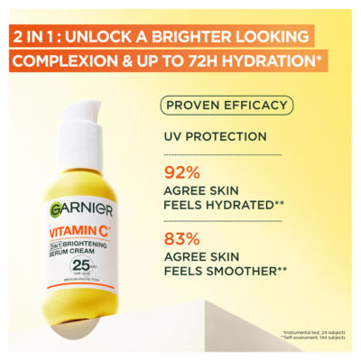 Vitamin C Serum Cream, 2in1 Formula With 20% Vitamin C serum & SPF25 Moisturiser 50ml thumbnail 3