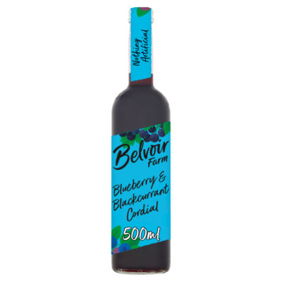 Blueberry & Blackcurrant Cordial 500ml