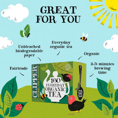 Organic  Everyday Tea 160 Tea Bags 464g thumbnail 3