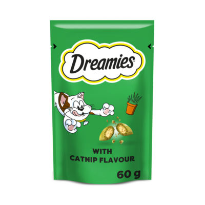 DREAMIES Cat Treat Biscuits with Catnip Flavour 60g thumbnail 2