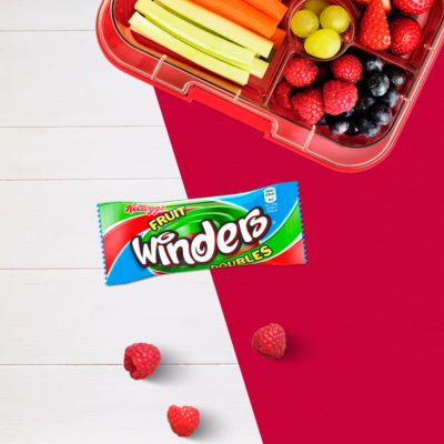 Fruit Winders Doubles Strawberry & Apple Snack Rolls 5x17g thumbnail 4