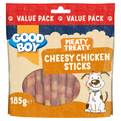 Meaty Treaty Cheesy Chicken Sticks 185g thumbnail 2