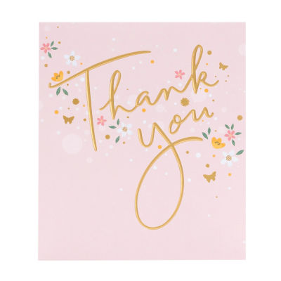 Floral Thank You Card