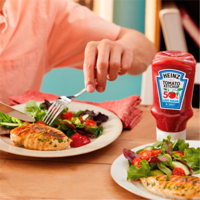 50% Less Sugar & Salt Tomato Ketchup 665g thumbnail 4