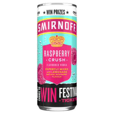 Raspberry Crush & Lemonade 5% vol Ready To Drink Premix 250ml Can