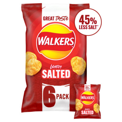 Lightly Salted Multipack Crisps 6x25g thumbnail 2