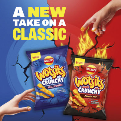 Wotsits Crunchy Really Cheesy Sharing Snacks Crisps 140g thumbnail 4