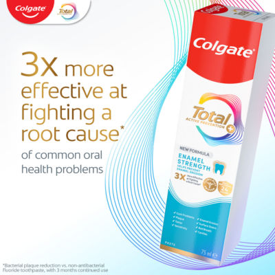 Total Active Prevention + Enamel Strength Toothpaste 75ml thumbnail 3