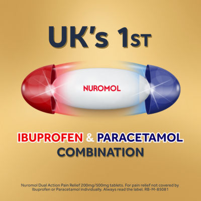 Dual Action Pain Relief 200mg/500mg 12 Tablets thumbnail 4