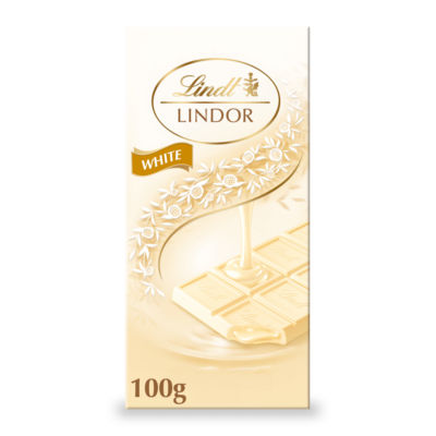 Lindor White Chocolate Bar 100g thumbnail 2