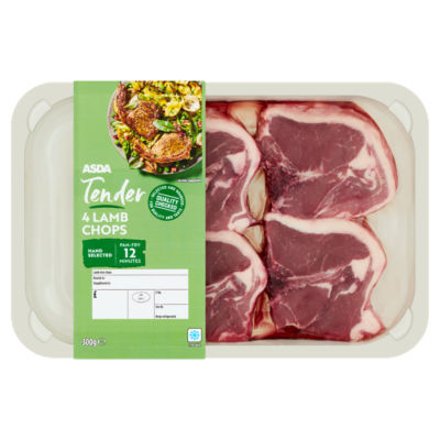 4 Tender Lamb Chops 300g thumbnail 2