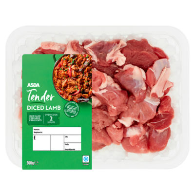 ASDA Tender Diced Lamb