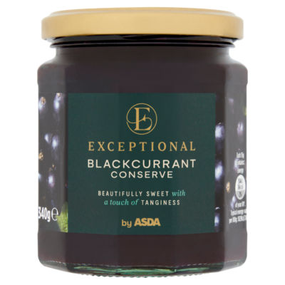 Exceptional by  Blackcurrant Conserve 340g thumbnail 2