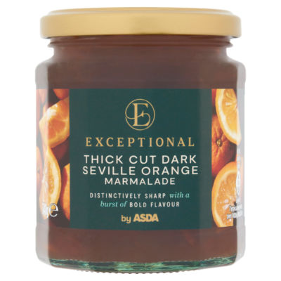 Exceptional by  Thick Cut Dark Seville Orange Marmalade 340g