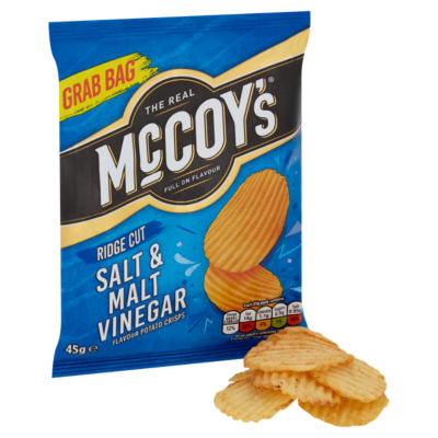 Salt & Malt Vinegar Grab Bag Crisps 45g thumbnail 3