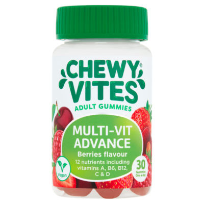 Adult Gummies Multi-Vit Advance Berries Flavour 30 Gummies One a Day thumbnail 2