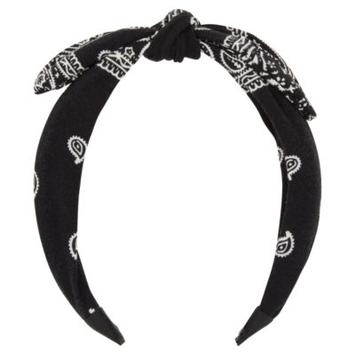 Black & White Bow Headband