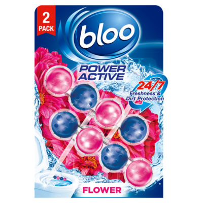 Power Active Flower Toilet Rim Blocks 2 x 50g thumbnail 2