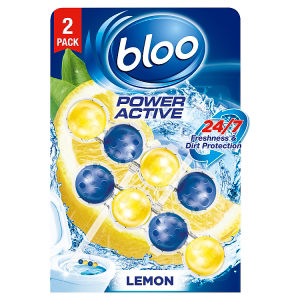 Power Active Lemon Toilet Rim Blocks 2 x 50g thumbnail 2
