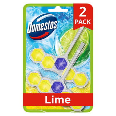 Domestos Lime Toilet Rim Block