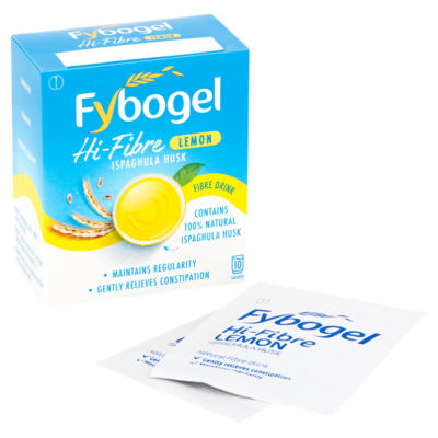 Hi-Fibre Lemon Ispaghula Husk Fibre Drink 10 Sachets thumbnail 3