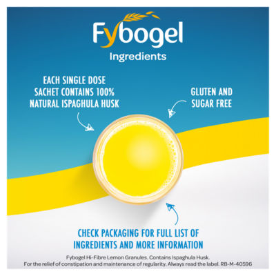 Hi-Fibre Lemon Ispaghula Husk Fibre Drink 10 Sachets thumbnail 4