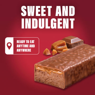 SlimFast Snack Bars, Chocolate Caramel Flavour, 6 bars, 25g thumbnail 4
