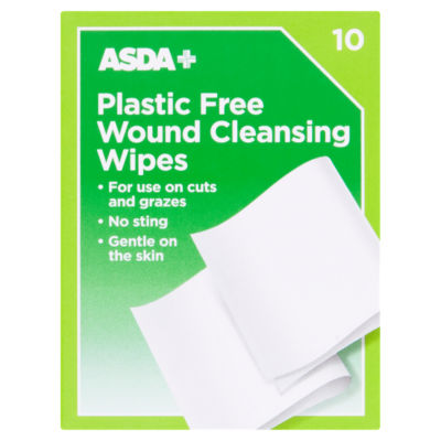 10 Plastic Free Wound Cleansing Wipes