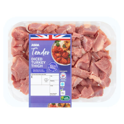 Tender Diced Turkey Thigh 500g thumbnail 2