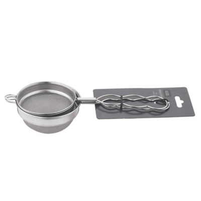 Silver Stainless Steel Tea Strainer - Set of 2