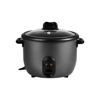 Grey 1.8L Rice Cooker And Steamer
