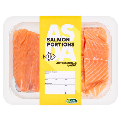 Salmon Portions (Typically 350g) (Typically 0.35KG)