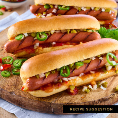 4 Brioche Pre-Cut Hot Dog Rolls thumbnail 3