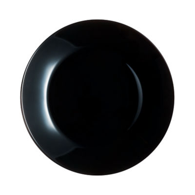 Black Glass Side Plate