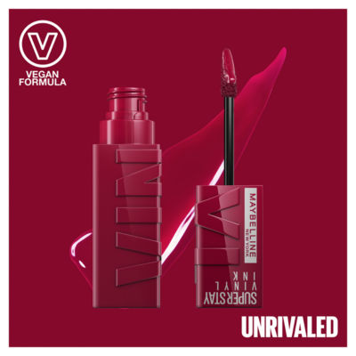 Maybelline SuperStay Vinyl Ink Long Lasting Liquid Lipstick, 30 Unrivaled, 4.2ml thumbnail 3