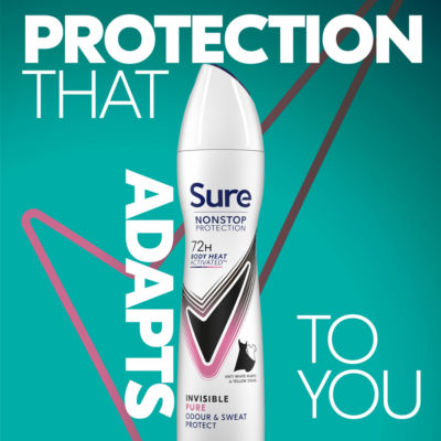 Nonstop Protection Invisible Pure Anti-Perspirant Aerosol 250 ml thumbnail 3