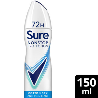 Nonstop Protection Anti-Perspirant Aerosol Cotton Dry 150 ml thumbnail 2