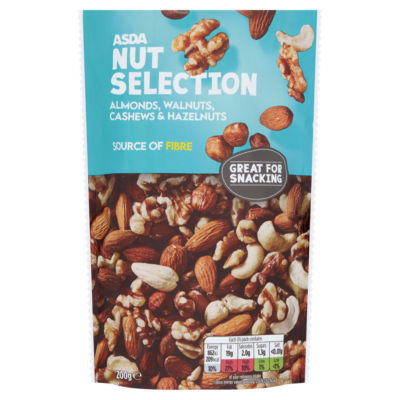 Almonds, Walnuts, Cashews & Hazelnuts Nut Selection 200g thumbnail 2