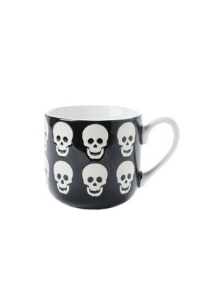 Skull Wax Resist Single Mug thumbnail 2