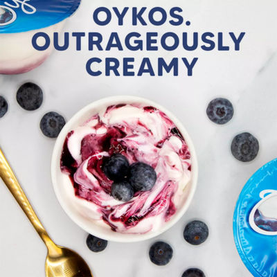 Blueberry Luxury Greek Style Yoghurt Dessert 4x110g thumbnail 4