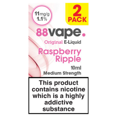 2 Original E-Liquid Raspberry Ripple 10ml thumbnail 2