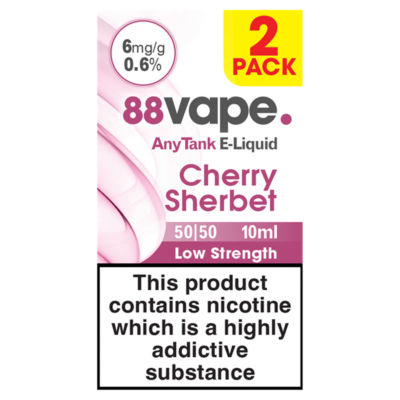 Any Tank E-Liquid Cherry Sherbet 50/50 10ml thumbnail 2