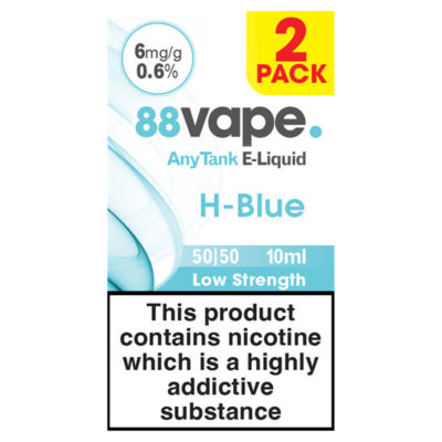 AnyTank E-Liquid H-Blue 50/50 2 x 10ml thumbnail 2