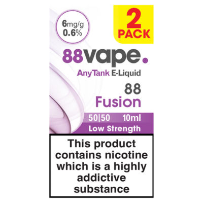 Any Tank E-Liquid 88 Fusion 50/50 2 Pack 10ml thumbnail 2