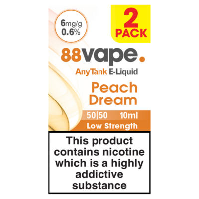 Anytank E-Liquid Peach Dream 50/50 10ml thumbnail 2