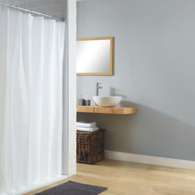 White Shower Curtain