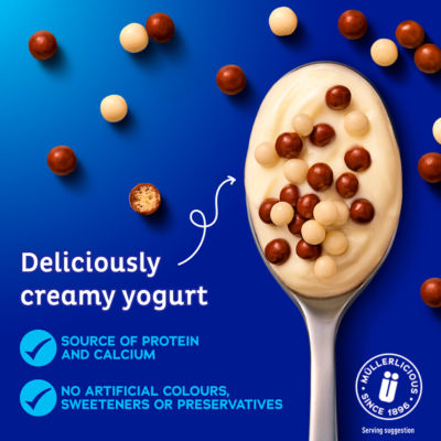 Corner Vanilla Yogurt with Chocolate Balls thumbnail 3