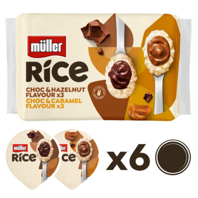 Rice Chocolate, Hazelnut and Caramel Low Fat Desserts thumbnail 2