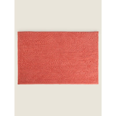 Chenille Bath Mat - Coral thumbnail 2
